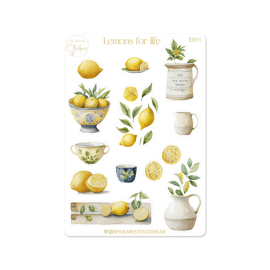 Lemons for life - My dearest Stickers Shop