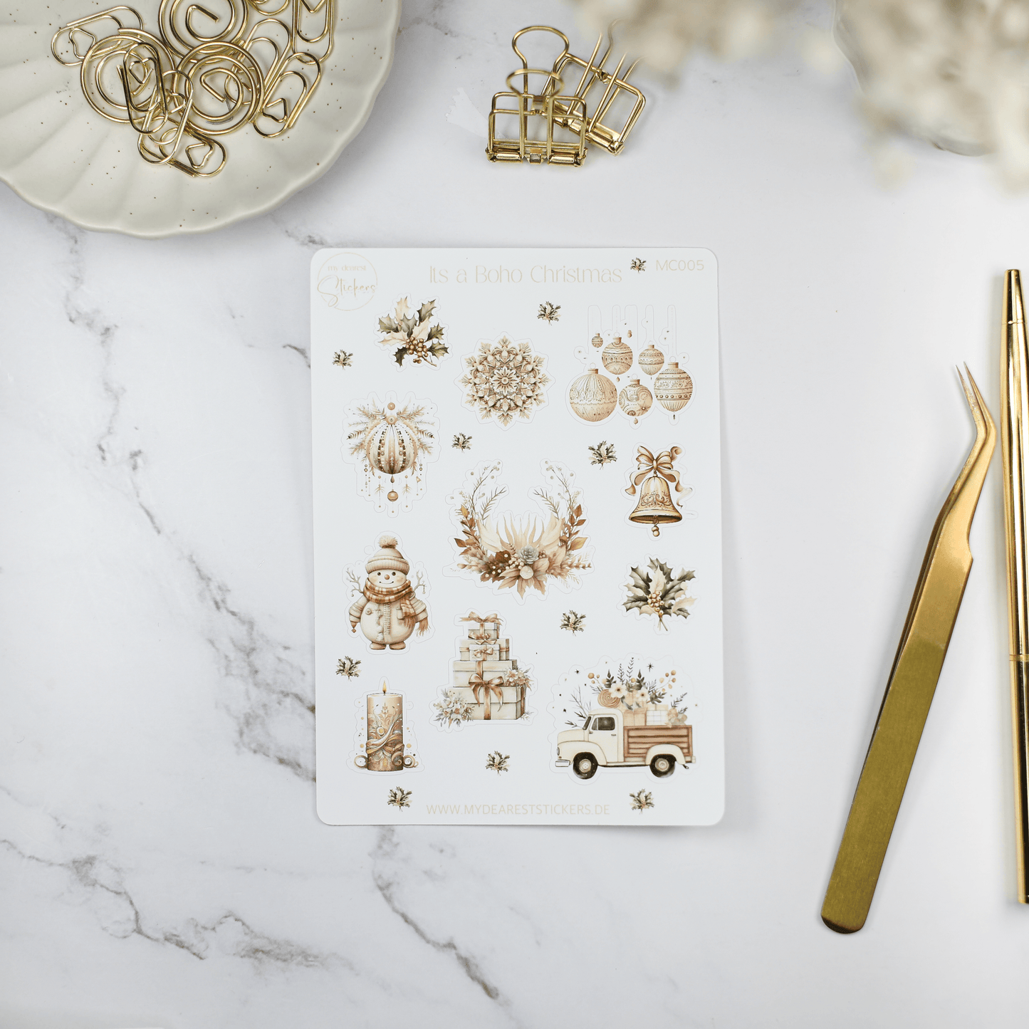 Boho Christmas - My dearest Stickers Shop